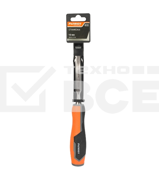 Стамеска PATRIOT, CrV, 12мм