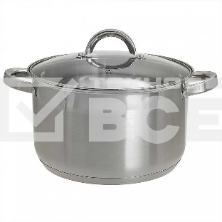 Кастрюля WEBBER BE-114/2 6,6 л, 24 см, нержавеющая сталь, индукция, с крышкой