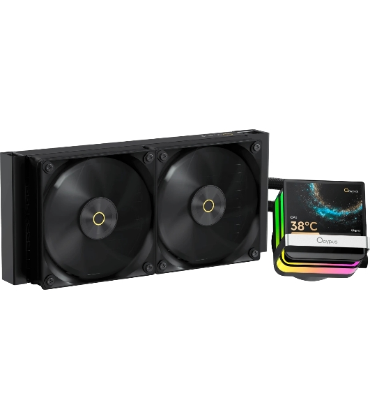 Система охлаждения Ocypus Sigma L24 PRO BK IPS Display/черный/290W/All Intel/AMD AM*/Screws