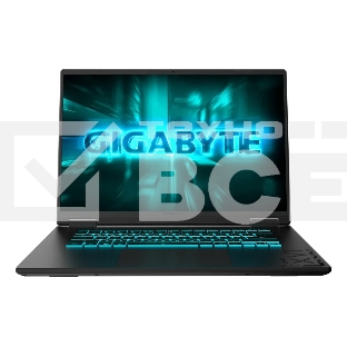 Ноутбук Gigabyte Gaming A16 GA63H AMD Ryzen AI 7 260/16Gb/SSD 1Tb/RTX 5070 8Gb/16