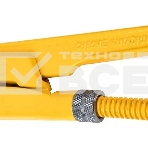 Трубный рычажный ключ №3 с прямыми губками Deli DL105167 560мм, раскрытие губок 0-67мм, сталь Cr-V, фото2