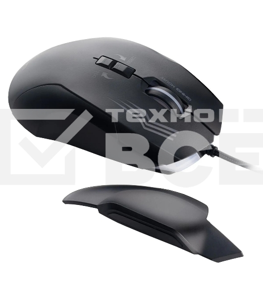 Мышь проводная GMNG 930GM черный, 12800 dpi, USB, кнопки - 7