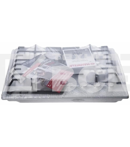 Газовая варочная панель Maunfeld EGHE.64.6CW/G, 4 конфорки, эмалированная сталь, белый