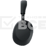 Беспроводные/проводные наушники Sony WH-1000XM6 черный, полноразмерные, Bluetooth + проводной, адаптивное активное шумоподавление, до 40 ч, фото3