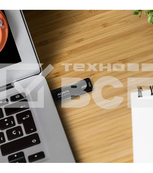 Внешний SSD ADATA SC610, 1TB, USB 3.2 Gen 2 Type-A, R/W 550/500, черный