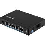 Коммутатор Falcon Eye FE-104POE-S, 4×100 Мбит/с PoE + 1×100 Мбит/с Uplink, неуправляемый, фото 1