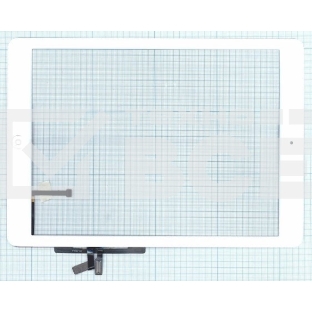 Сенсорное стекло (тачскрин) для iPad Air (A1474, A1475, A1476), белое OEM