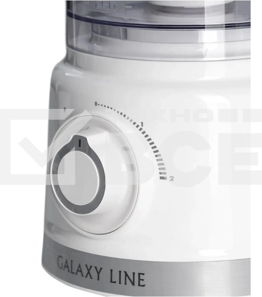 Кухонный комбайн Galaxy Line GL 2309, белый, пластик. чаша 1,5 л, 1000 Вт, 2 скорости и импульс. режим