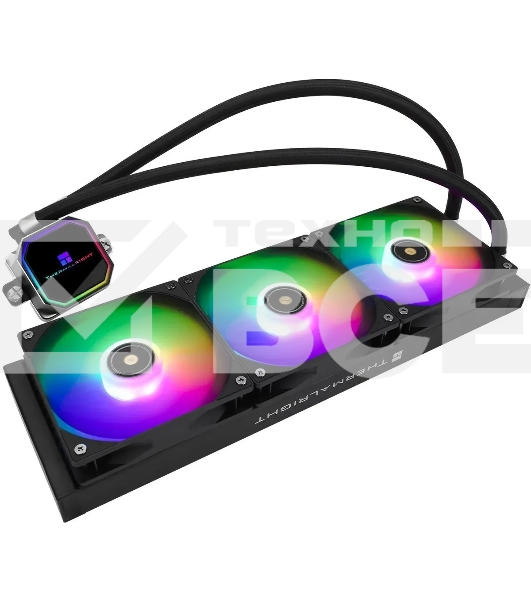Система водяного охлаждения Thermalright Frozen Prism 360 ARGB Soc-AM5/AM4/1151/1200/2066/1700 черный 4-pin 27dB Al Ret (F-PRISM-360-BL-ARGB)