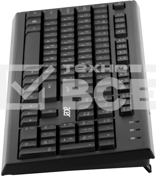 Клавиатура + мышь Acer OKR120 клав:черный мышь:черный USB беспроводная Multimedia