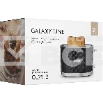 Тостер Galaxy Line GL 2912, черный, пластик, 1200 Вт, фото2