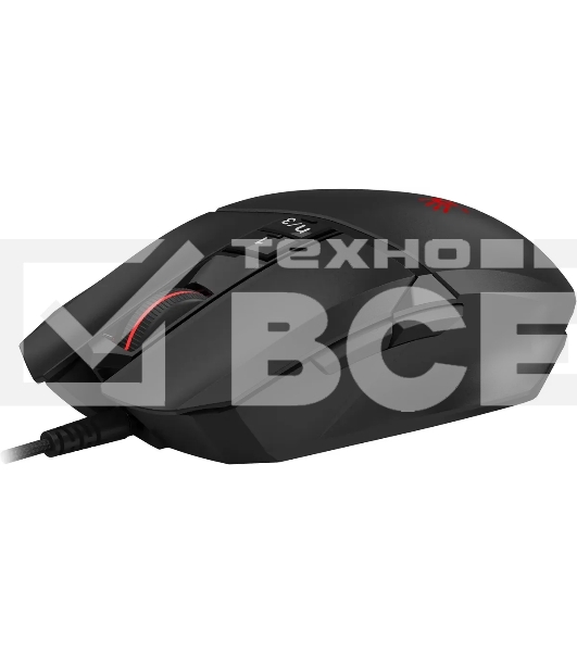 Мышь проводная A4Tech Bloody W65 Max Mini черный, 12000 dpi, USB, кнопки - 9