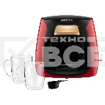 Кофеварка капельная Sencor SCE 2101RD красный, исп. кофе - молотый, 0.3 л. 500 Вт., фото2