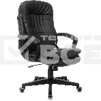 Кресло руководителя Бюрократ T-9950LT/BLACK сиденье черный, искусственная кожа, фото 1