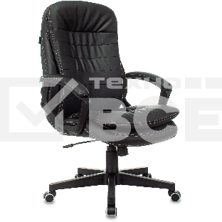 Кресло руководителя Бюрократ T-9950LT/BLACK сиденье черный, искусственная кожа