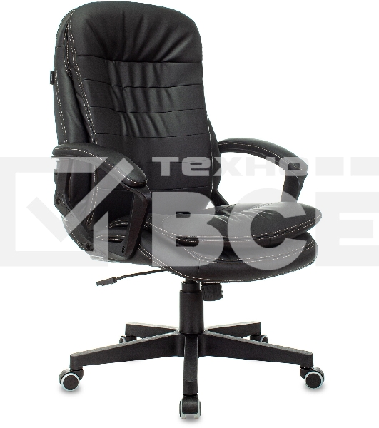 Кресло руководителя Бюрократ T-9950LT/BLACK сиденье черный, искусственная кожа