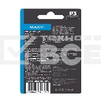 Флеш диск Maxvi P3 32GB USB 2.0 black, монолит с колпачком, ABS пластик, фото2