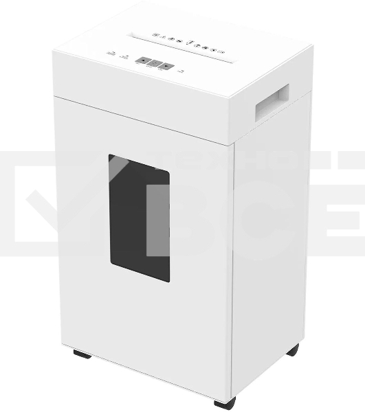 Шредер Cactus CS-SH-K9 белый (секр.P-4) перекрестный 15лист. 48лтр. скрепки скобы пл.карты