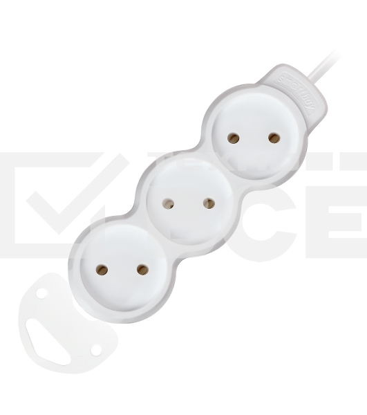 Удлинитель бытовой Smartbuy (SBE-10-3-10m-N) 3 гн х 10,0 м белый