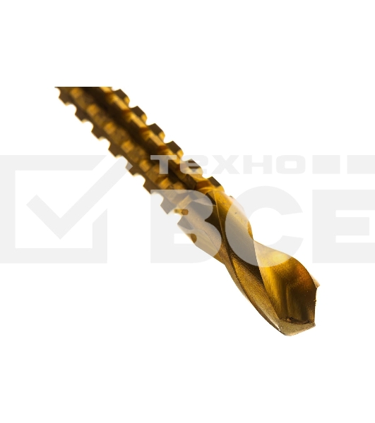 Сверло-фреза универсальное титановое покрытие FIT 8 мм