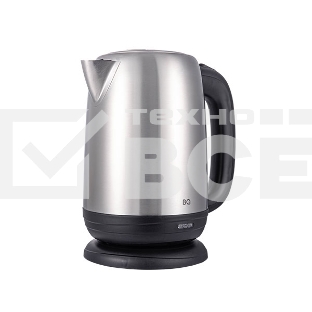 Чайник электрический BQ KT1821S черный/стальной, 2200 Вт, 1.7 л
