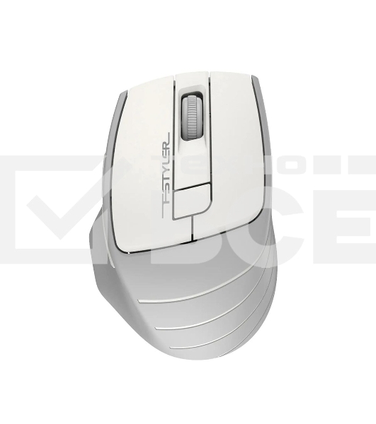Мышь беспроводная A4Tech Fstyler FG30 белый/серый, 2000 dpi, радиоканал, USB, кнопки - 5