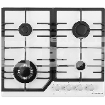 Газовая варочная панель Maunfeld EGHE.64.43CW/G, 4 конфорки, эмалированная сталь, белый, фото 1