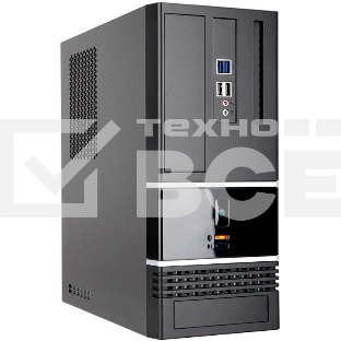 Компьютерный корпус INWIN BK623BL USB 3.0 (Micro-ATX, RB-S400BN1-0, 400W, 2xUSB 3.0, 2xUSB 2.0+Audio, черный)