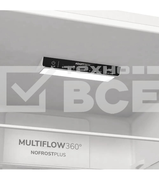 Холодильник Gorenje NRK6201EW4 белый двухкамерный 235/96 л морозилка снизу, No Frost