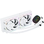 Система жидкостного охлаждения Thermalright Frozen Horizon 240 Digital (240мм, LED temp., White, ARGB/Fans: 2x120мм, 68.9CFM, 28.2dBA, 2000RPM/Pump height 53.2мм, Rad thickness 27мм/S: 1700, 1200, 1851, 115X, AM5, AM4), фото6