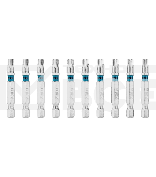 Бита Torx 30х50 мм, сталь S2, шестигр., 10 шт. Gross