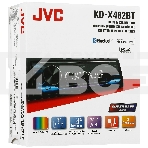 Автомагнитола JVC KD-X482BT, 1 DIN, Bluetooth, USB Type-A, AUX, съёмная панель, фото3