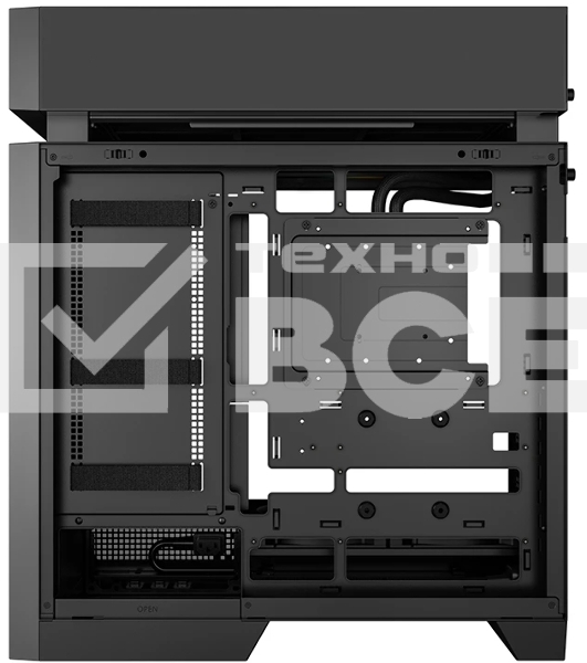 Корпус DeepCool CL6600, Midi-Tower, чёрный, 5 x 120 мм