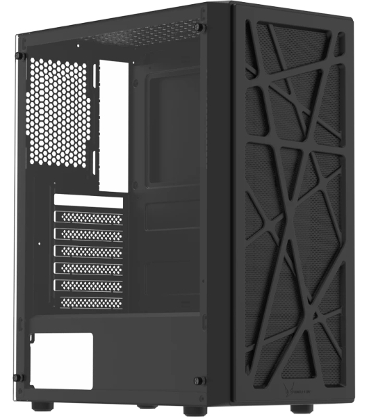Корпус Formula Mana V2 Black, Midi-Tower, чёрный, без вентиляторов в комплекте