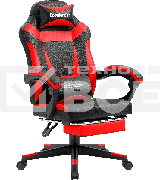 Кресло игровое Defender CRUISER BLACK/RED PU