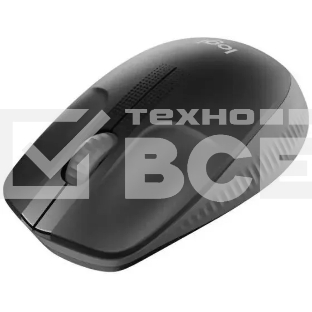 Мышь беспроводная Logitech M190 черный, 1000 dpi, радиоканал, USB, кнопки - 3