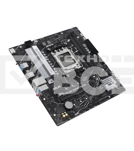 Материнская плата ASUS PRIME B650M-R, Socket AM5, AMD B650, 2xDDR5, 4xSATA, 2xM.2, 1xPCIe 4.0 x16, 1xPCIe x1, 1xHDMI, 1x 2.5Gb LAN, 2xUSB-A 3.2 Gen 1, 4xUSB-A 2.0, 3x3.5 мм, 7.1, mATX