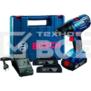 Дрель-шуруповерт Bosch GSB 180-LI Аккумуляторная, Кейс