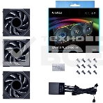 Корпусный вентилятор LIAN LI UNI FAN TL LCD (3pcs) G99.12TLLCD3B.00 черный 120мм 1900rpm 27db 7-pin, фото4