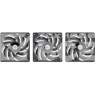 Вентилятор Thermaltake Toughfan EX14 Pro реверсивный 140x140x25mm черный 4-pin 31.6-34.1dB Ret (CL-F172-PL14BL-A)