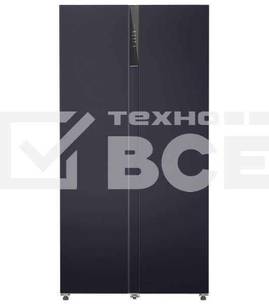 Холодильник LEX LSB530BlID wind черная сталь двухкамерный 283/183л морозилка слева, Total No Frost, Side by Side