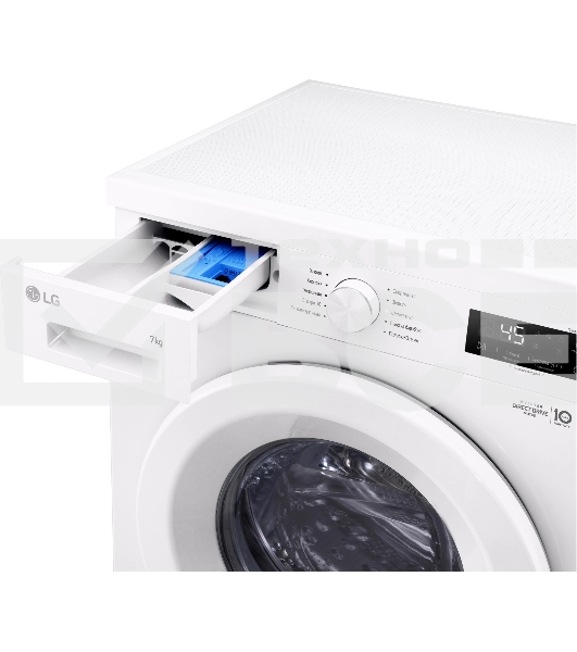 Стиральная машина LG F2Y1HS3W белый, загрузка фронтальная 7 кг, 1200 об/мин., класс: А