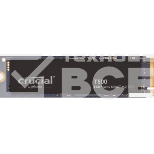 Накопитель SSD Crucial T500, 2Tb, M.2 2280, PCIe 4.0 x4, NVMe, R/W 7400/7000