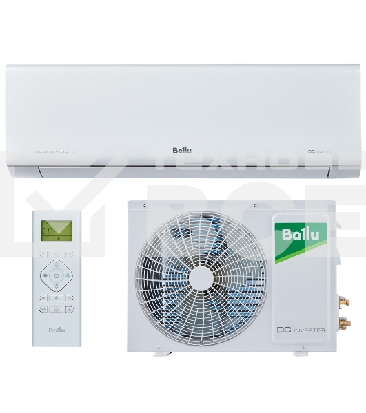 Блок наружный сплит-системы Ballu iGreen Pro DC BSAGI/out-12HN8_V4 инвертор, 11850 BTU, 33 м², охлаждение, обогрев, осушение