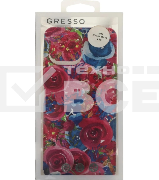 Чехол (клип-кейс) Gresso Air, для Xiaomi Mi 11 Lite, прозрачный/рисунок [gr17aaae9765]
