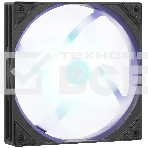 Вентилятор Powercase M53-14 ARGB черный 140x140x25mm (PWM, 80шт./кор, 4pin PWM (M+F)+ 3pin ARGB (M+F), 600-1800±10% об/мин), фото 1