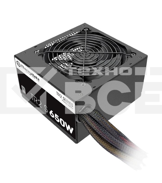 Блок питания Thermaltake ATX 650W TR2 S V2 80 PLUS белый (20+4pin) APFC 120мм fan 5xSATA RTL