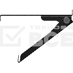 Кронштейн универсальный Holder SBS-101-B черный макс.3кг настенный, фото3