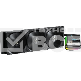 Система водяного охлаждения Ocypus Sigma L36 PRO BK IPS Display/черный/310W/All Intel/AMD AM*/Screws