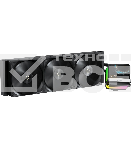 Система жидкостного охлаждения Ocypus Sigma L36 PRO BK IPS Display/черный/310W/All Intel/AMD AM*/Screws